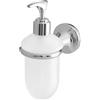 BISK Ontario dispenser di sapone liquido 250 ml cromo-vetro 00209