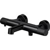 Cersanit Zen rubinetto per vasca e doccia a parete con termostato nero S951-566