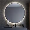 Baltica Design Bright specchio 50x50 cm rotonda con illuminazione nero 5903003188681