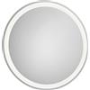 Roca Iridia specchio 80x80 cm rotonda con illuminazione con tappetino riscaldante argento A812337000