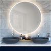 Baltica Design Bright specchio 80x80 cm rotonda con illuminazione bianco 5904107900254