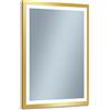 Venti Luxled Gold specchio 60x80 cm rettangolare con illuminazione oro 5907459662726