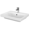 Cersanit Moduo lavabo 60x45 cm rettangolare a parete-da mobile bianco lucida K116-011