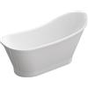 Omnires M+ vasca da bagno freestanding 159.5x73.2 cm ovale bianco VENEZIA159BP
