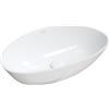 Omnires M+ lavabo 60x36 cm ovale da appoggio bianco lucida BARCELONABP