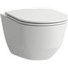 Laufen Pro A vaso wc sospeso senza brida bianco H8209650000001