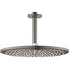 Grohe Rainshower soffione doccia con braccio 31x31 cm rotonda Brushed Hard Graphite 26067AL0
