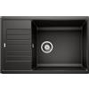 Blanco Zia XL 6 S Compact lavello in granito 78x50 cm nero 526019