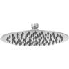 Invena soffione doccia 25x25 cm rotonda acciaio SC-D1-041