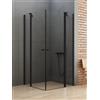 New Trendy New Soleo Black box doccia 120x100 cm rettangolare nero opaca/vetro trasparente K-0557