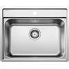 Blanco Lemis 6-IF lavello in acciaio 61.5x50 cm acciaio 525108