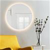 Baltica Design Bright specchio 90x90 cm rotonda con illuminazione 5904107912660