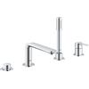 Grohe Lineare rubinetto per vasca e doccia bordo vasca StarLight Chrome 19577001