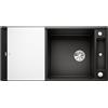 Blanco Axia III XL 6 S lavello in granito 100x51 cm nero 525857