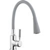 Invena Pogo rubinetto da cucina verticale cromo-grafite/grigio BZ-80-L05