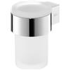 BISK Futura silver bicchiere per lavarsi i denti bianco-cromo 02987