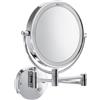 Faneco Garda specchietto per trucco 20x20 cm rotonda con illuminazione cromo M200LVSBP