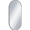 Excellent Corido specchio 50x100 cm ovale con illuminazione con tappetino riscaldante nero DOEX.CO100.050.BL