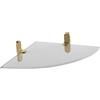 BISK Nature portaoggetti da bagno oro 05851