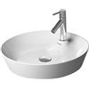Duravit Cape Cod lavabo 48x48 cm rotonda da appoggio bianco lucida 2328480000