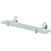 BISK Emotion mensola 50 cm bianco-cromo 03102