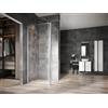 Ravak Nexty parete doccia 90 cm satinato opaca/vetro trasparente 90O70U00Z1