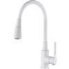 Invena Pogo Plus rubinetto da cucina verticale bianco BZ-80-P02