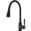 Invena Pogo Plus rubinetto da cucina verticale nero BZ-80-P04