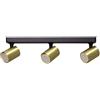 Light Prestige Snow lampada da soffitto 3x50 W nero-oro LP-731/3WGD