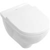 Villeroy & Boch O.Novo combi-pack set con copriwater sospeso senza brida bianco 5660HRR1