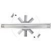 Hagser Iris Slim scarico per doccia 90 cm acciaio HGR90000030