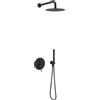 Excellent Pi set doccia da incasso con soffione nero AREX.SET.1247BL