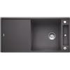 Blanco Axia III XL 6 S lavello in granito 100x51 cm grigio/grafite/inox 523511