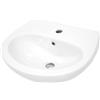 Deante Jasmin lavabo 45.7x36.4 cm semicircolare a parete bianco lucida CDJ_6U4W
