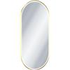 Excellent Corido specchio 50x100 cm ovale con illuminazione con tappetino riscaldante oro DOEX.CO100.050.GL