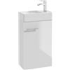 Defra Mini lavabo con armadietto 40 cm bianco 282-D-04004+1406