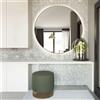 Baltica Design Bright specchio 80x80 cm rotonda con illuminazione oro 5904107900353