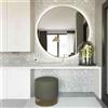 Baltica Design Electra specchio 60x60 cm rotonda con illuminazione oro 5904107903712