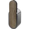 BISK Bergen portasciugamani cromo-legno 07062