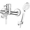 Hagser Set rubinetto per vasca e doccia Hagser Lisa HGR10000034, doccetta Hagser Tina HGR10000037, HGR15000037, HGR90000037