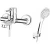 Hagser Set rubinetto per vasca e doccia Hagser Lisa HGR10000034, doccetta Hagser Lara HGR20000037, HGR15000037, HGR90000037