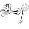 Hagser Set rubinetto per vasca e doccia Hagser Lisa HGR10000034, doccetta Hagser Andrea HGR40000037, HGR15000037, HGR90000037