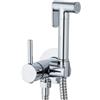 Invena rubinetto per bidet con set doccia da incasso cromo BP-00-B01