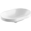 Geberit Variform lavabo 60x40 cm ovale da incasso bianco lucida 500.730.01.2