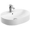 Geberit Variform lavabo 60x45 cm ovale da mobile-da appoggio bianco lucida 500.777.01.2