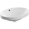 Geberit Variform lavabo 50x45 cm ovale da incasso bianco lucida 500.716.01.2