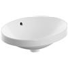 Geberit Variform lavabo 50x40 cm ovale da incasso bianco lucida 500.709.01.2
