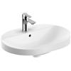 Geberit Variform lavabo 60x45 cm ovale da incasso bianco lucida 500.732.00.2
