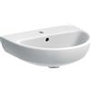 Geberit Selnova lavabo 50x41 cm semicircolare a parete bianco lucida 500.295.01.7
