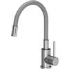 Quadron Maggie rubinetto da cucina verticale acciaio inossidabile-grafite/grigio 3323503GR